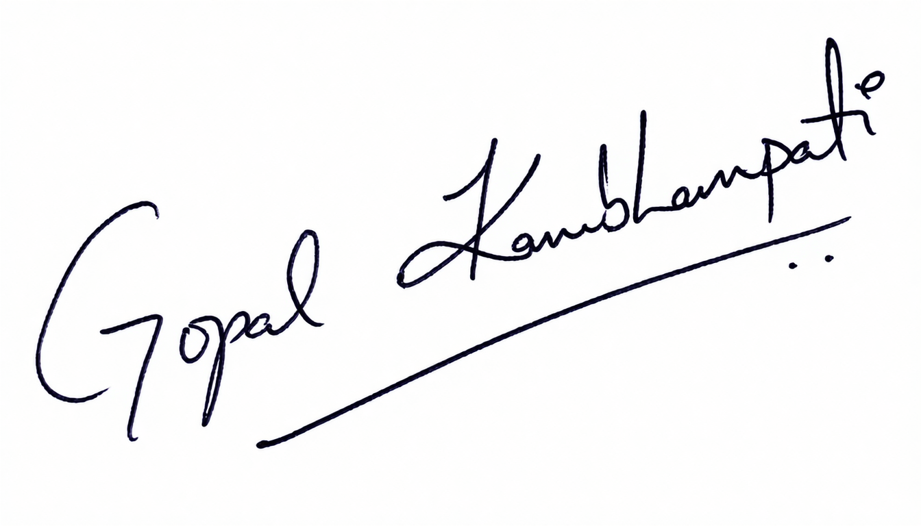 Gopal Kambhampati signature